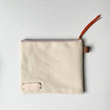 画像をギャラリービューアに読み込む, ポーチ Mサイズ *サンゴ&シェル柄(ブルー)