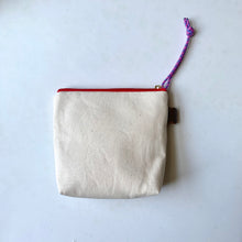 画像をギャラリービューアに読み込む, NEW✨ 珊瑚ロゴ刺繍ポーチ Sサイズ(キナリ)