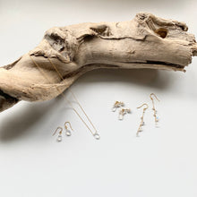 画像をギャラリービューアに読み込む, ブルームーンストーンのブーケピアス/ポスト