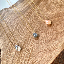 画像をギャラリービューアに読み込む, グレームーンストーンネックレス