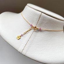画像をギャラリービューアに読み込む, ルビーペアシェイプネックレス