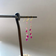 画像をギャラリービューアに読み込む, ルビー ロングピアス