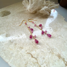 画像をギャラリービューアに読み込む, ルビー ロングピアス