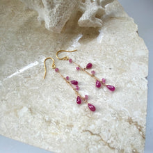 画像をギャラリービューアに読み込む, ルビー ロングピアス