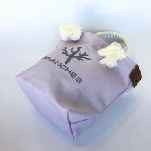 画像をギャラリービューアに読み込む, BRANCHES オリジナル トートバッグ *珊瑚刺繍入り*ウィステリア(グレー刺繡、白紐)