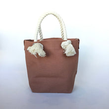 画像をギャラリービューアに読み込む, BRANCHES オリジナル トートバッグ *珊瑚刺繍入り*オールドローズ~グレー刺繡