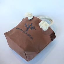 画像をギャラリービューアに読み込む, BRANCHES オリジナル トートバッグ *珊瑚刺繍入り*オールドローズ~グレー刺繡