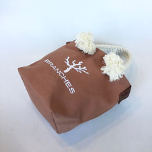 画像をギャラリービューアに読み込む, BRANCHES オリジナル トートバッグ *珊瑚刺繍入り*オールドローズ(白刺繍、白紐)