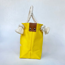 画像をギャラリービューアに読み込む, BRANCHES オリジナル トートバッグS *珊瑚刺繍入り*イエロー(白刺繍、白紐 )