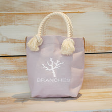 画像をギャラリービューアに読み込む, BRANCHES オリジナル トートバッグ *珊瑚刺繍入り*ウィステリア (白刺繍、白紐)