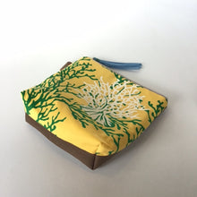 画像をギャラリービューアに読み込む, ポーチ Sサイズ *珊瑚柄(イエロー)