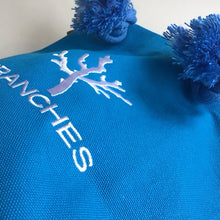 画像をギャラリービューアに読み込む, BRANCHES オリジナル トートバック *珊瑚刺繍入り*スカイ(白刺繍、青紐)