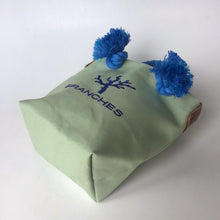 画像をギャラリービューアに読み込む, BRANCHES オリジナル トートバッグS *珊瑚刺繍入り*スモーキーセラドン(青刺繍、青紐)