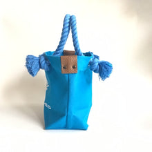 画像をギャラリービューアに読み込む, BRANCHES オリジナル トートバック *珊瑚刺繍入り*スカイ(白刺繍、青紐)