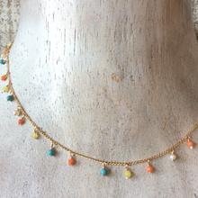 画像をギャラリービューアに読み込む, 練りトルコの つぶつぶネックレス
