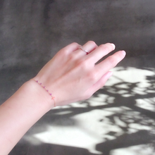 画像をギャラリービューアに読み込む, アメシストと深海珊瑚のブレスレット