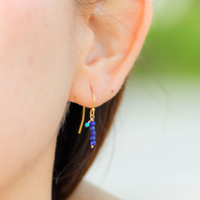 画像をギャラリービューアに読み込む, ラピスラズリ アシンメトリーピアス