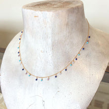 画像をギャラリービューアに読み込む, ラピスラズリの つぶつぶネックレス