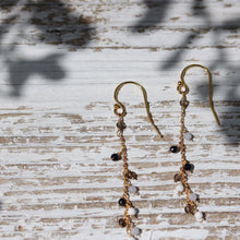 画像をギャラリービューアに読み込む, ブルーゴールドのつぶつぶピアス