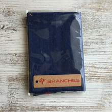画像をギャラリービューアに読み込む, デニムブックカバー(ダークブルー)