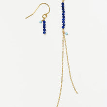 画像をギャラリービューアに読み込む, ラピスラズリ アシンメトリーピアス