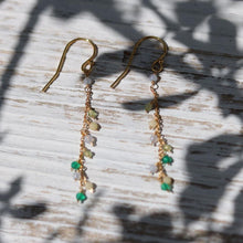 画像をギャラリービューアに読み込む, アベンチュリンのつぶつぶピアス