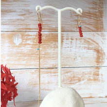 画像をギャラリービューアに読み込む, サルジ珊瑚のアシンメトリーピアス