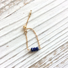 画像をギャラリービューアに読み込む, ラピスラズリのチェーンリング【受注商品】