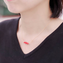 画像をギャラリービューアに読み込む, サルジ珊瑚ネックレス