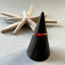 画像をギャラリービューアに読み込む, サルジ珊瑚のチェーンリング【受注商品】