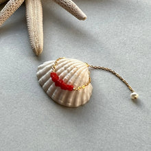画像をギャラリービューアに読み込む, サルジ珊瑚のチェーンリング【受注商品】