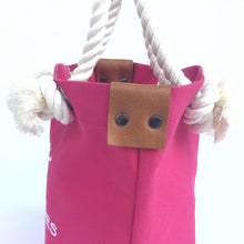 画像をギャラリービューアに読み込む, BRANCHES オリジナル トートバッグ *珊瑚刺繍入り*ショッキングピンク~白刺繍