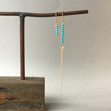 画像をギャラリービューアに読み込む, 練りトルコのアシンメトリーピアス