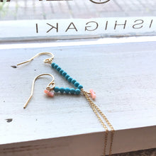 画像をギャラリービューアに読み込む, 練りトルコのアシンメトリーピアス