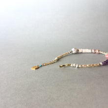 画像をギャラリービューアに読み込む, 深海珊瑚と白蝶貝&天然石のブレスレット ★お好きな色が選べます