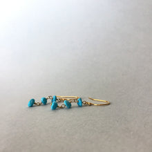 画像をギャラリービューアに読み込む, ターコイズピアス 《3粒》