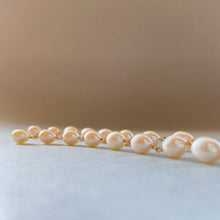 画像をギャラリービューアに読み込む, 【片耳専用】淡水パールロングピアス(ホワイト)