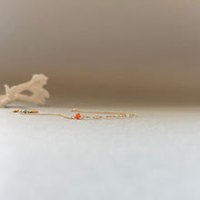 画像をギャラリービューアに読み込む, アマゾナイトと深海珊瑚のブレスレット