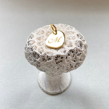 画像をギャラリービューアに読み込む, イニシャルチャーム(真鍮)