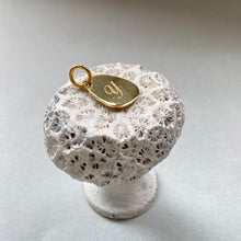 画像をギャラリービューアに読み込む, イニシャルチャーム(真鍮)