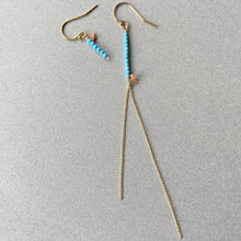 画像をギャラリービューアに読み込む, 練りトルコのアシンメトリーピアス