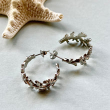 画像をギャラリービューアに読み込む, 🔹サージカルステンレス🔹 コーラルフープピアス