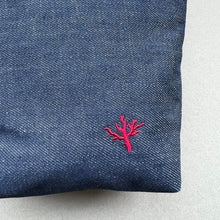 画像をギャラリービューアに読み込む, デニムポーチ Sサイズ(ダークブルー)