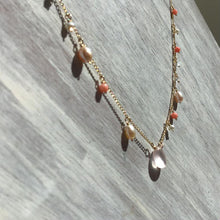 画像をギャラリービューアに読み込む, ローズクォーツの花束ネックレス