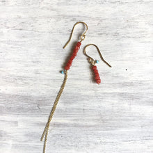 画像をギャラリービューアに読み込む, サルジ珊瑚のアシンメトリーピアス