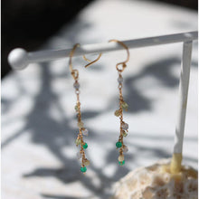 画像をギャラリービューアに読み込む, アベンチュリンのつぶつぶピアス