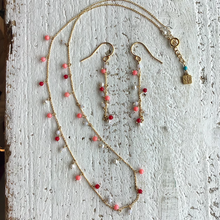 画像をギャラリービューアに読み込む, 染珊瑚の つぶつぶネックレス
