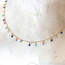 画像をギャラリービューアに読み込む, ラピスラズリの つぶつぶネックレス