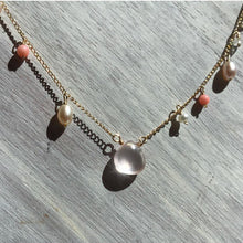 画像をギャラリービューアに読み込む, ローズクォーツの花束ネックレス