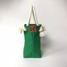画像をギャラリービューアに読み込む, BRANCHES オリジナル　トートバッグ　＊珊瑚刺繍入り＊モスグリーン(白刺繍、白紐)
